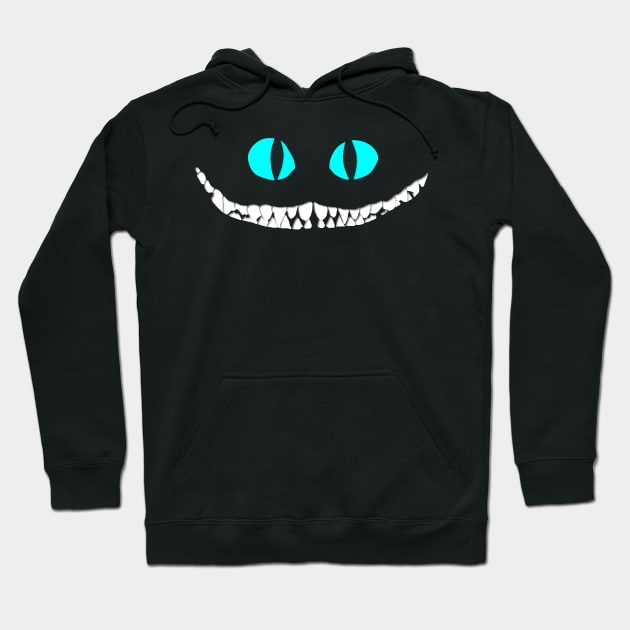 Alice in Wonderland Cheshire Cat Hoodie by OutlineArt